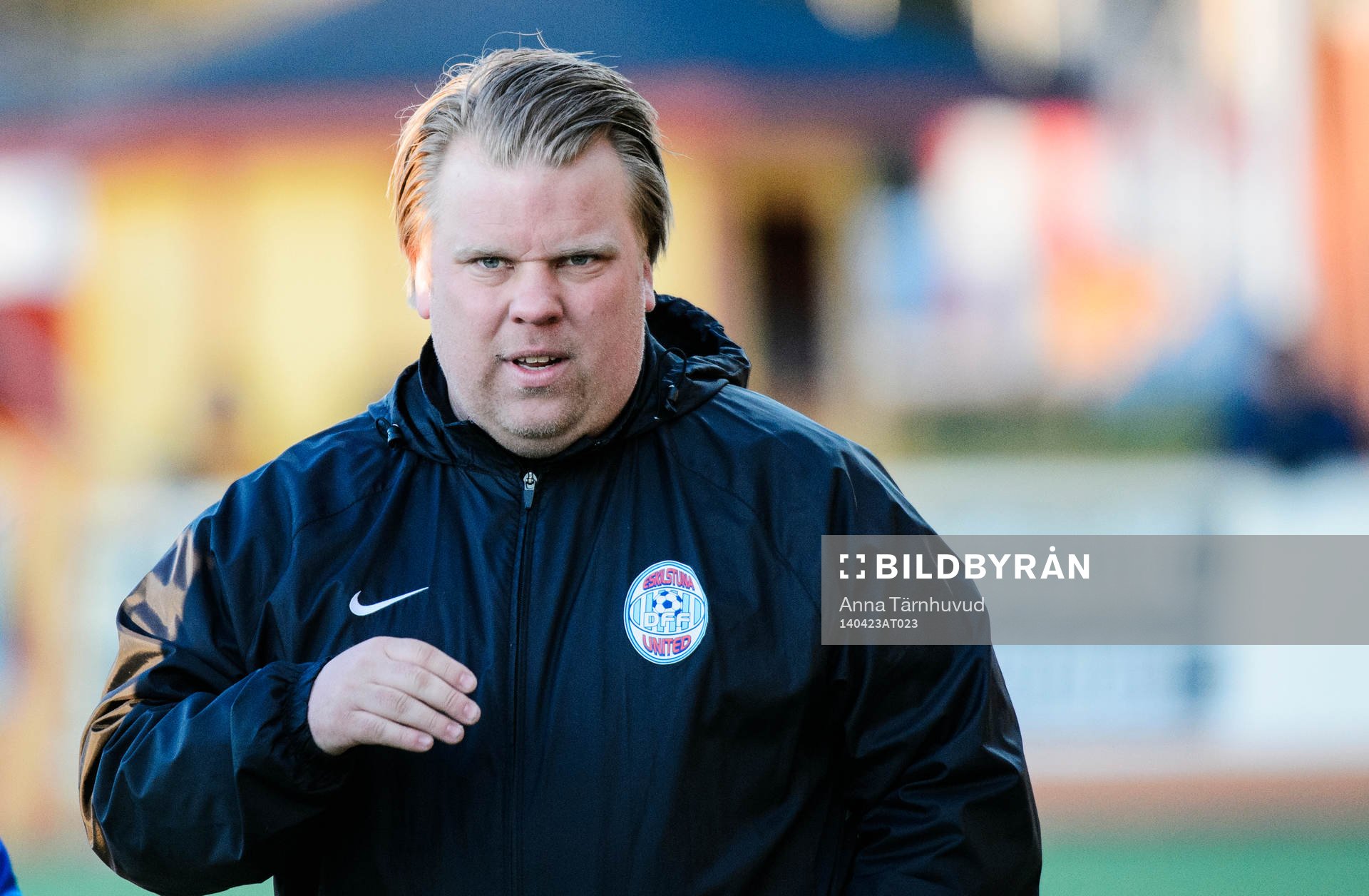 Eskilstunas tränare Viktor Eriksson