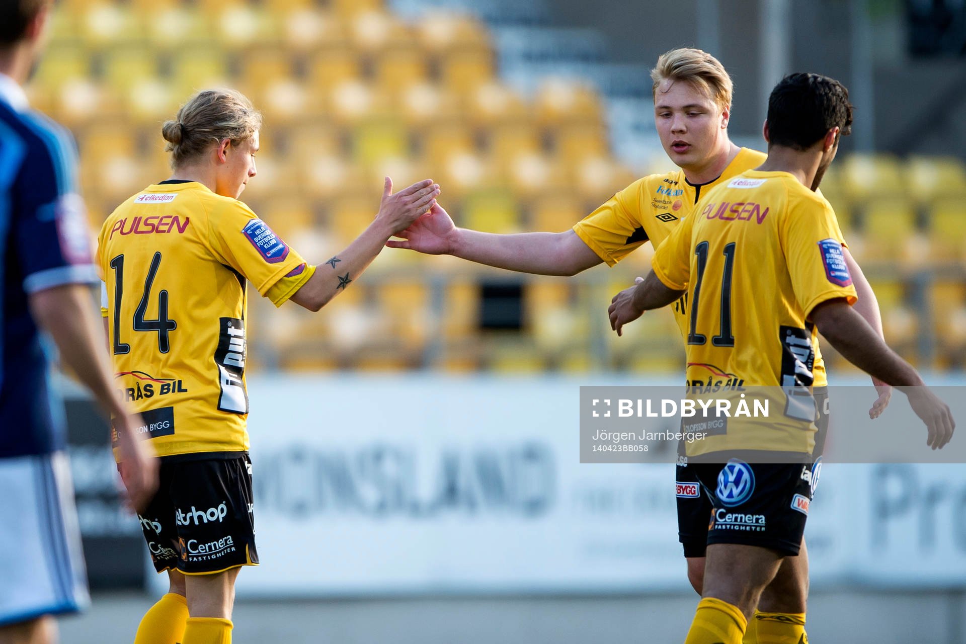 Elfsborgs Martin Ingesson och Anton Andreasson jublar