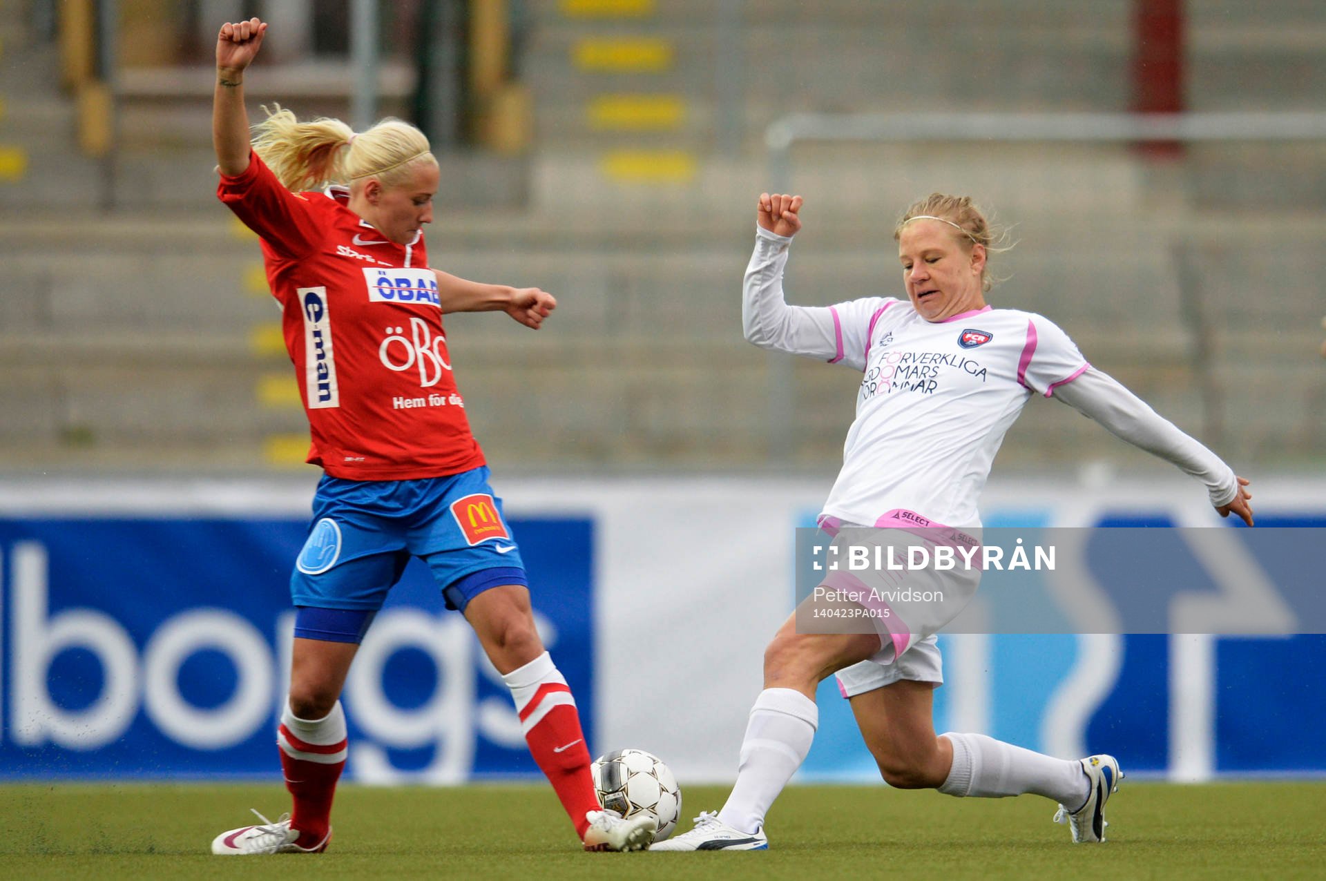 Rosengårds Katrin Schmidt och Örebros Julia Spetsmark