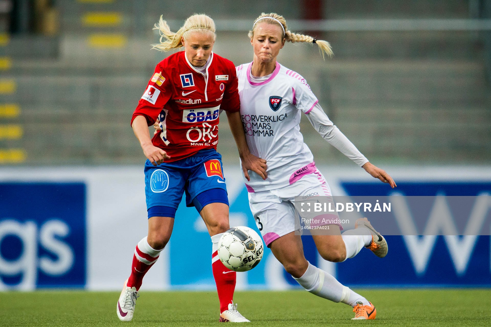 Rosengårds Amanda Ilestedt och Örebros Julia Spetsmark