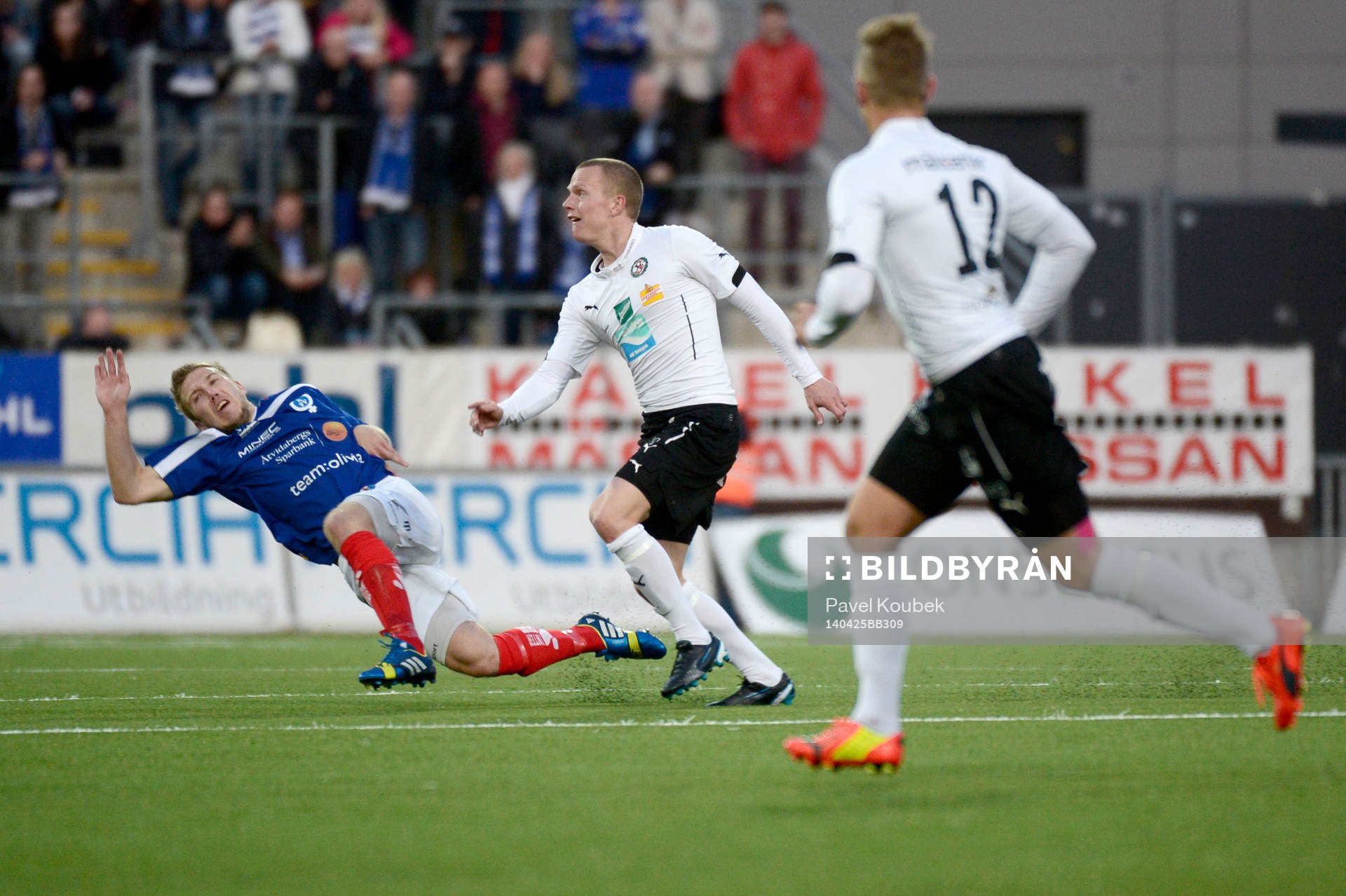 Ösk,s Daniel Gustavsson under en match i allsvenskan mellan Örebro och Åtvidaberg den 03 april 2012 i Örebro.
