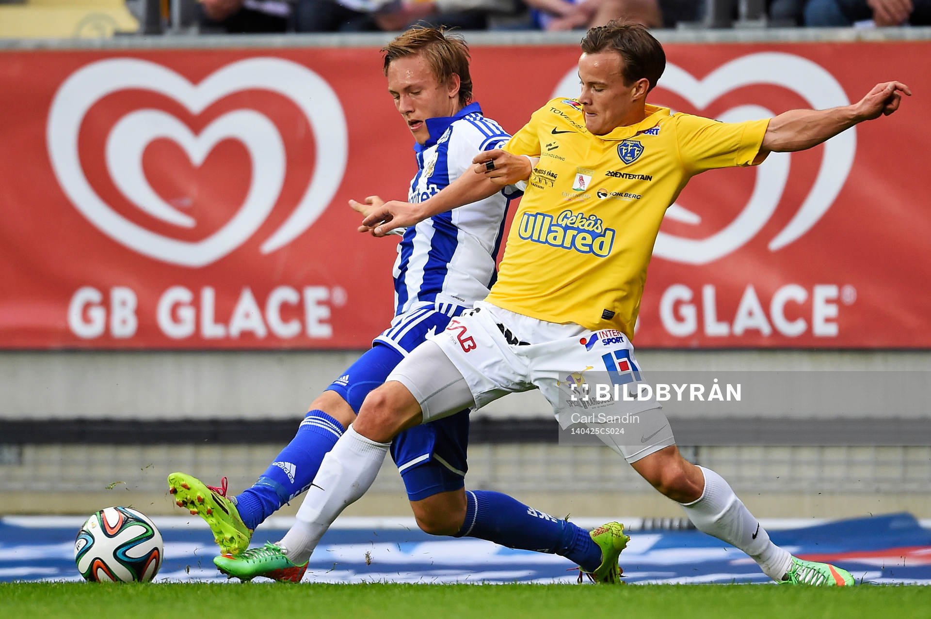 IFK Göteborgs Ludwig Augustinsson och Falkenbergs Anton