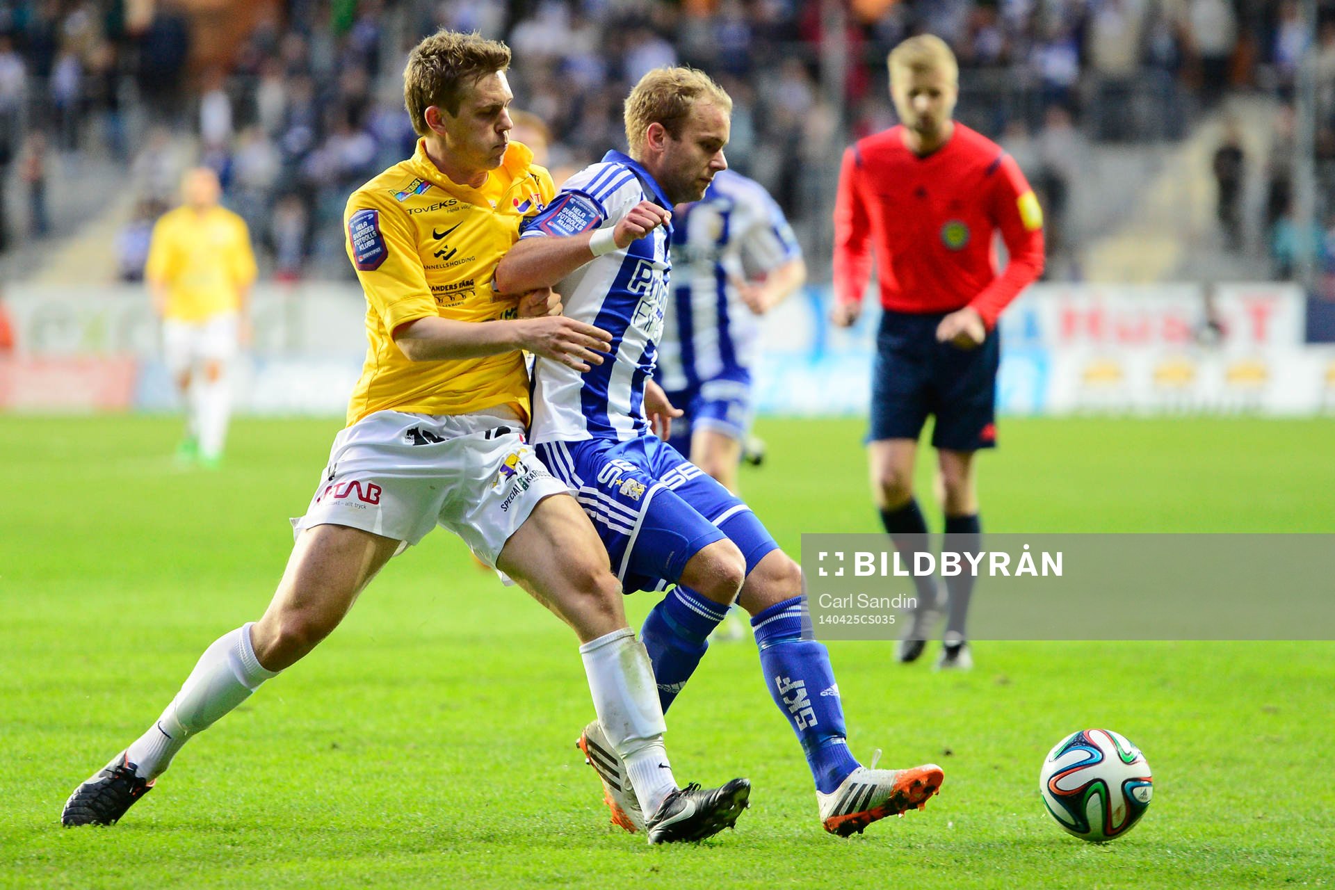 Falkenbergs Daniel Johansson och IFK Göteborgs Robin Söder
