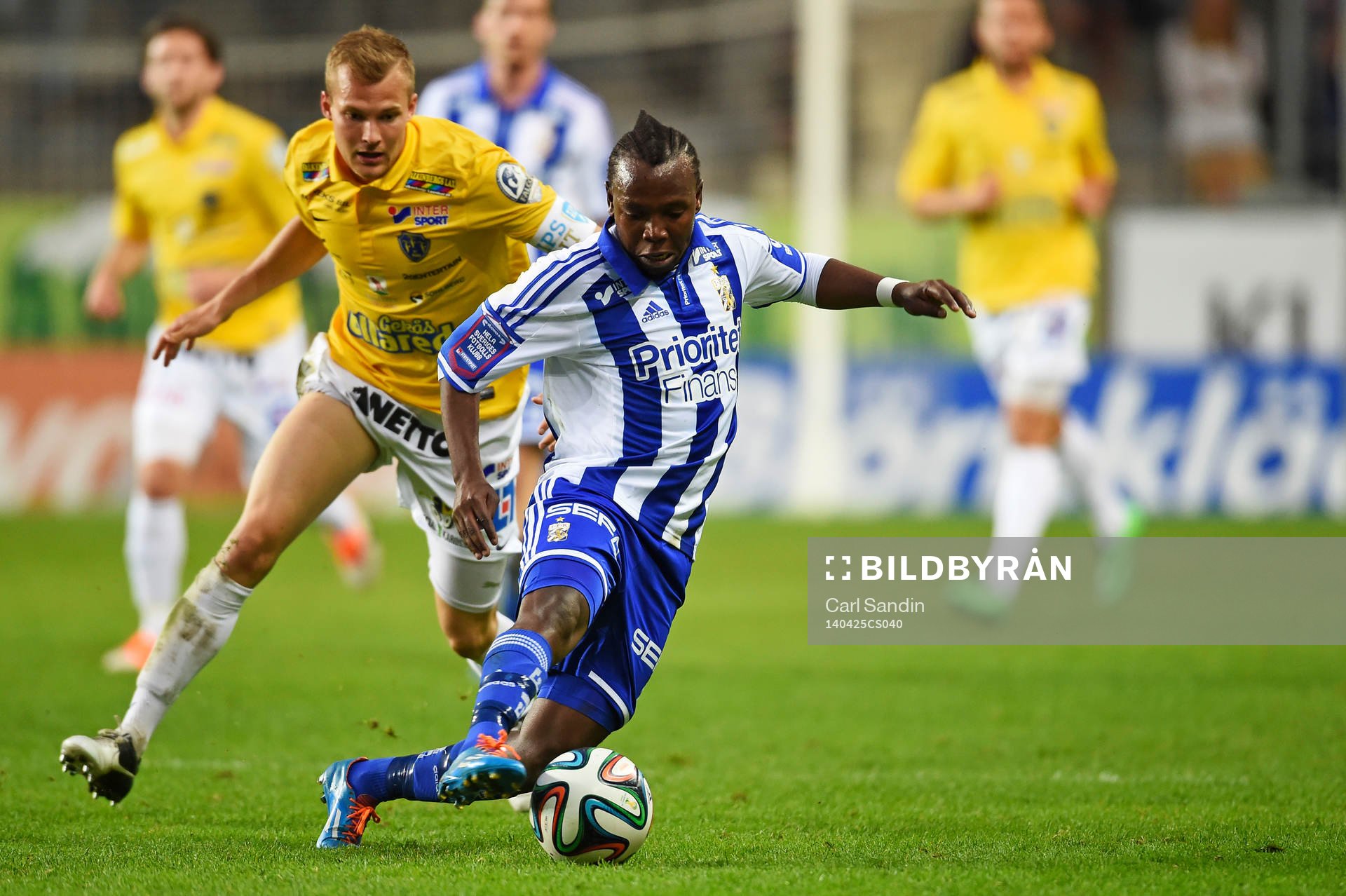 Falkenbergs Rasmus Sjöstedt och IFK Göteborgs May Mahlangu