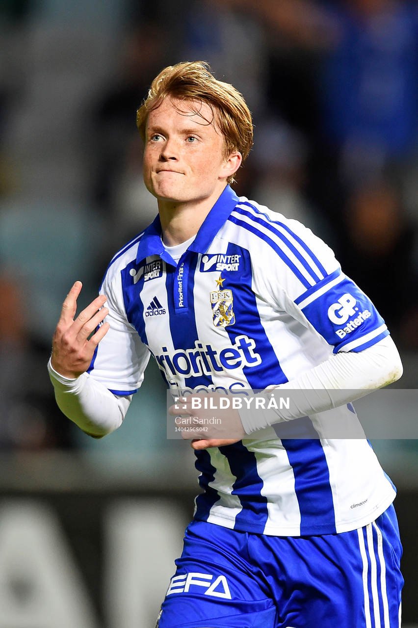 IFK Göteborgs Sam Larsson jublar