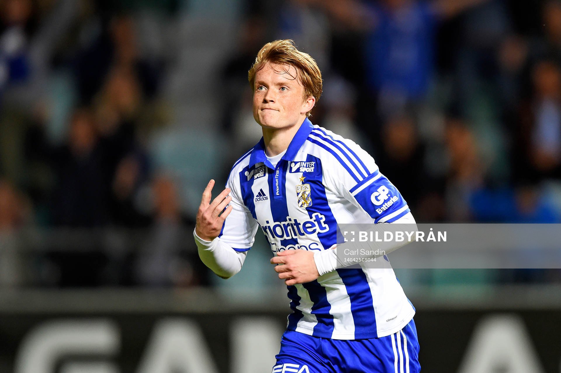 IFK Göteborgs Sam Larsson jublar