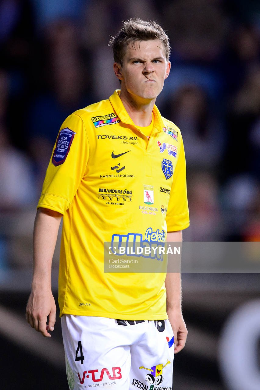 Falkenbergs Daniel Johansson deppar