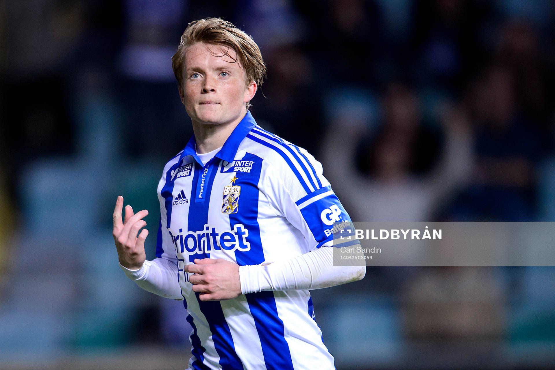 IFK Göteborgs Sam Larsson jublar