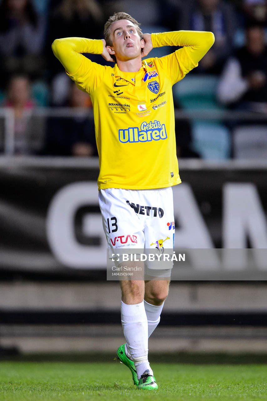 Falkenbergs Adam Eriksson deppar