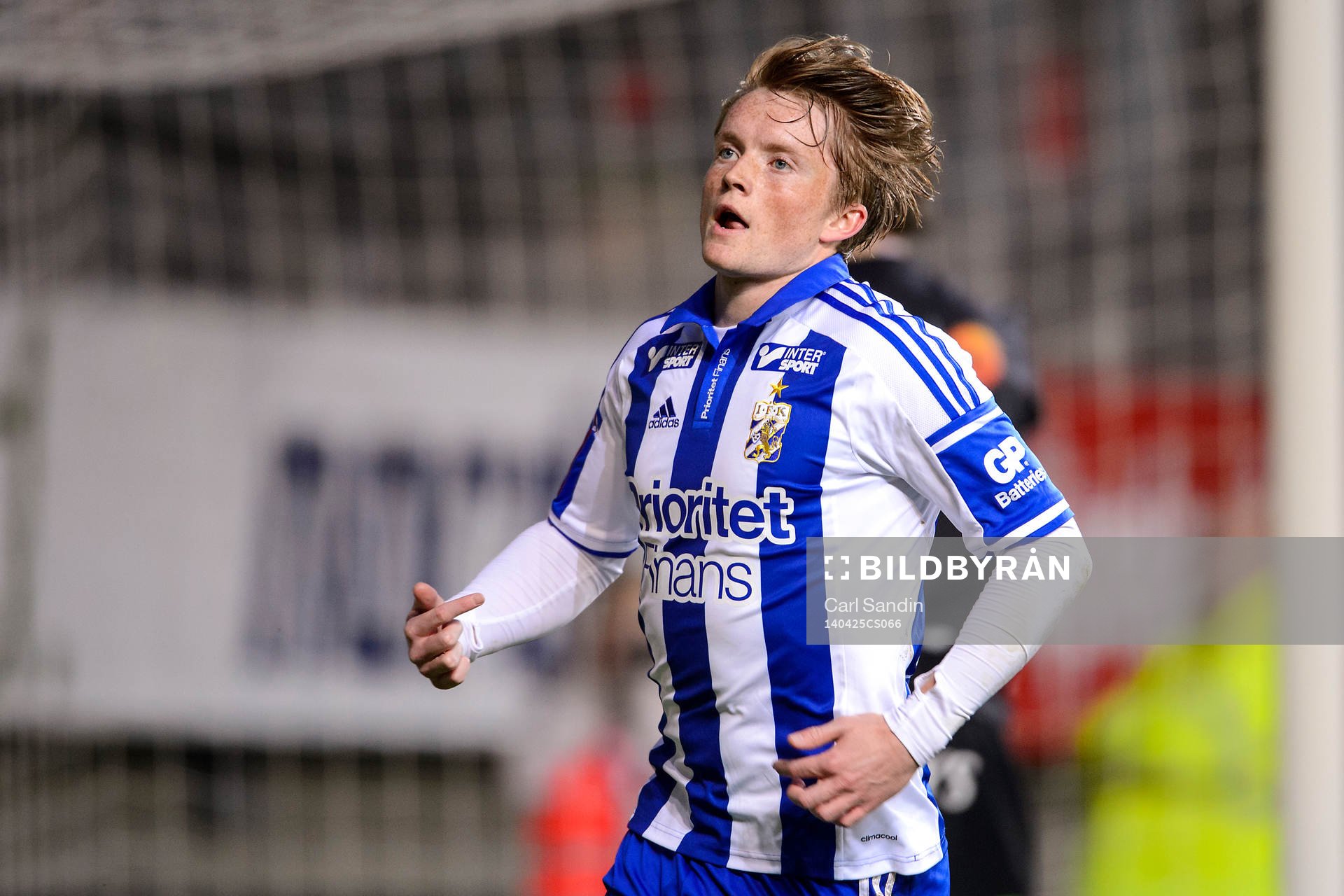 IFK Göteborgs Sam Larsson jublar