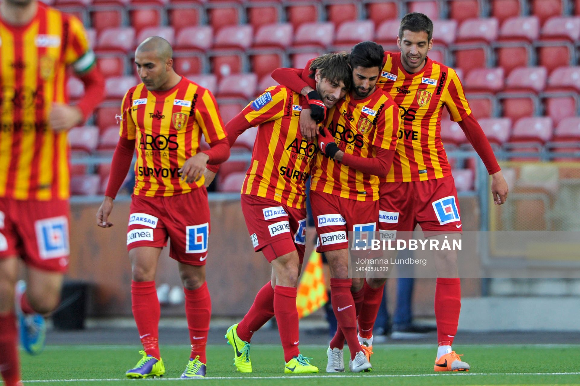 Syrianskas Nikola Grubjesic jublar