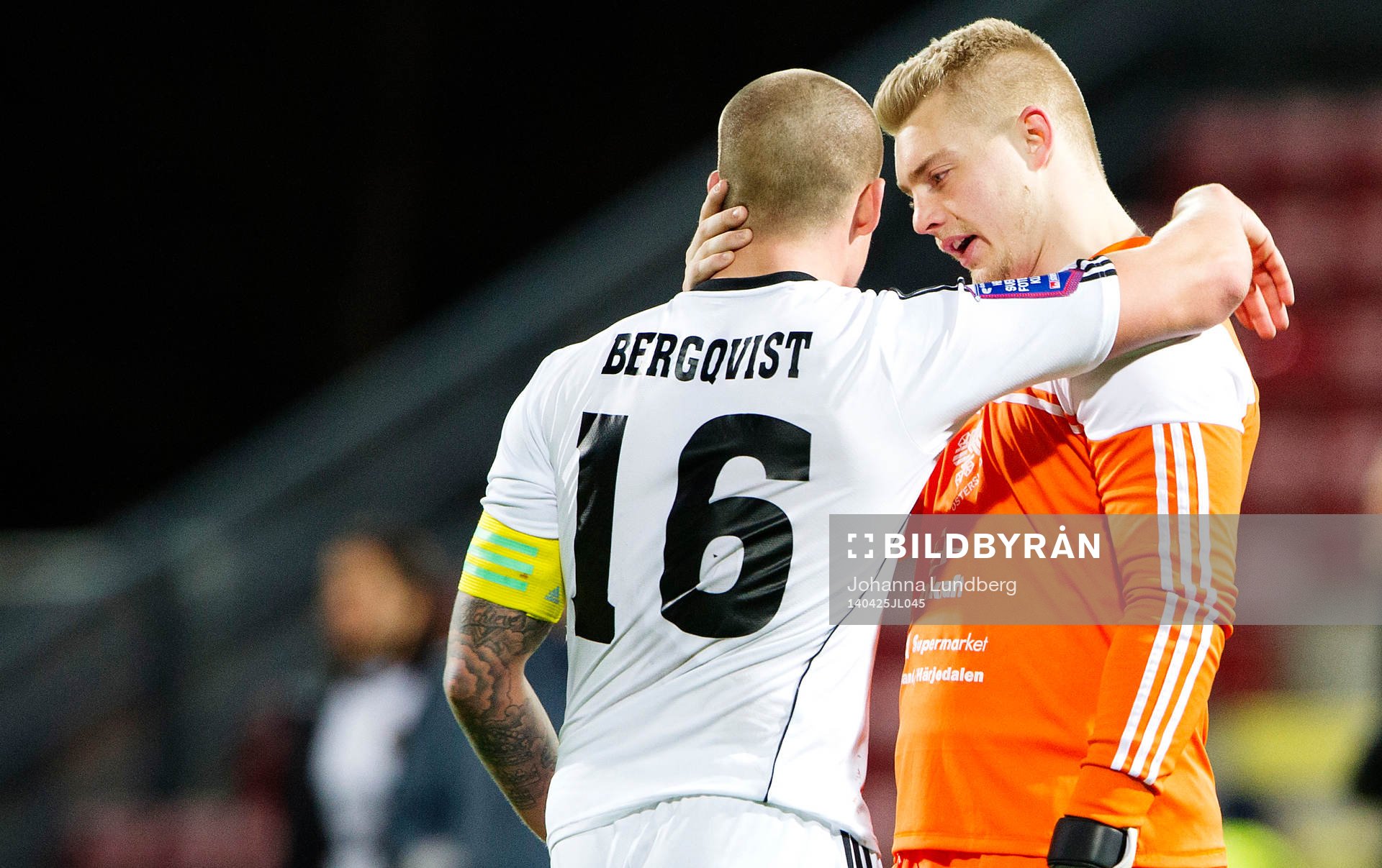 Östersunds målvakt Connor Ripley och Doglas Bergqvist