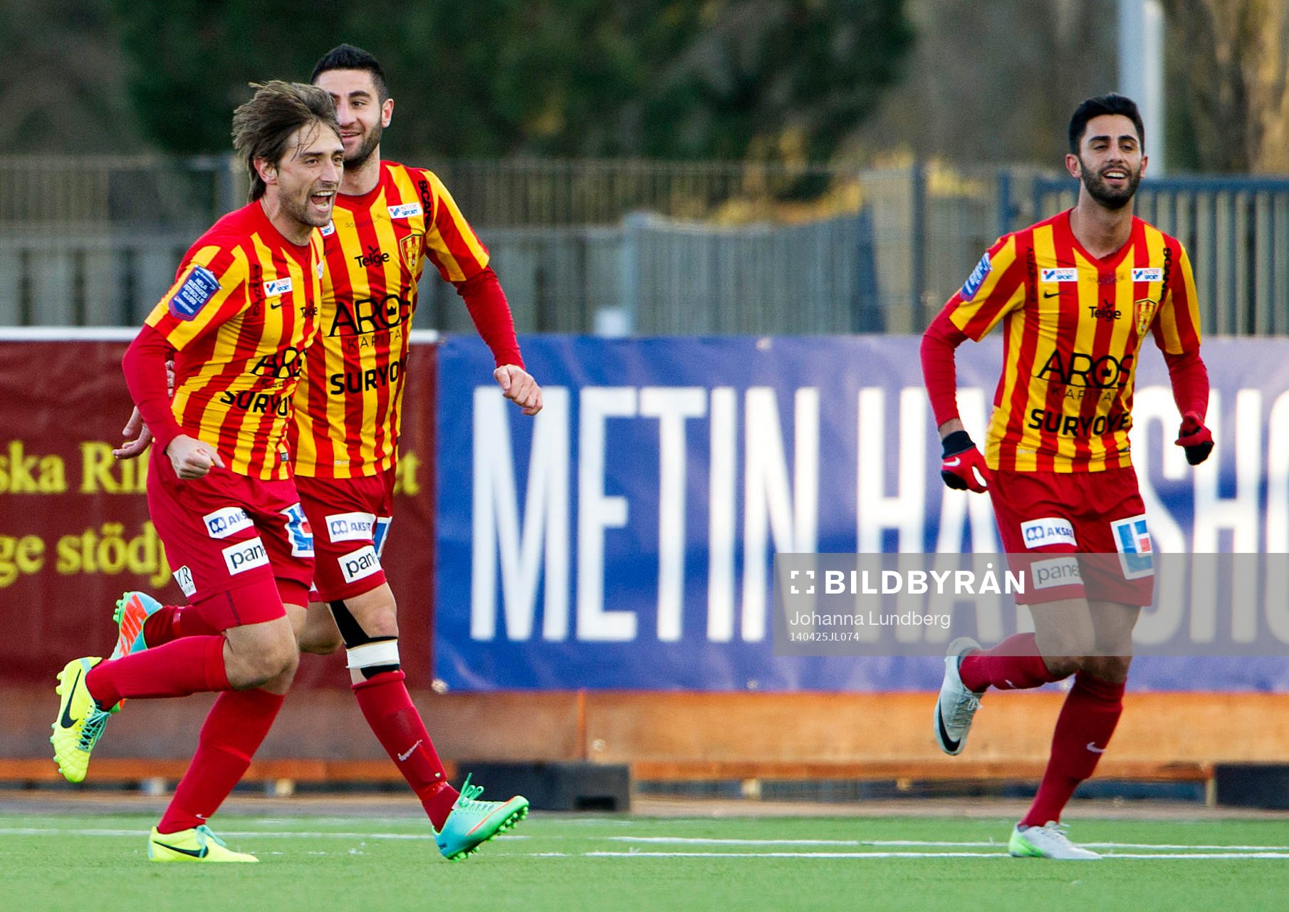 Syrianskas spelare jublar