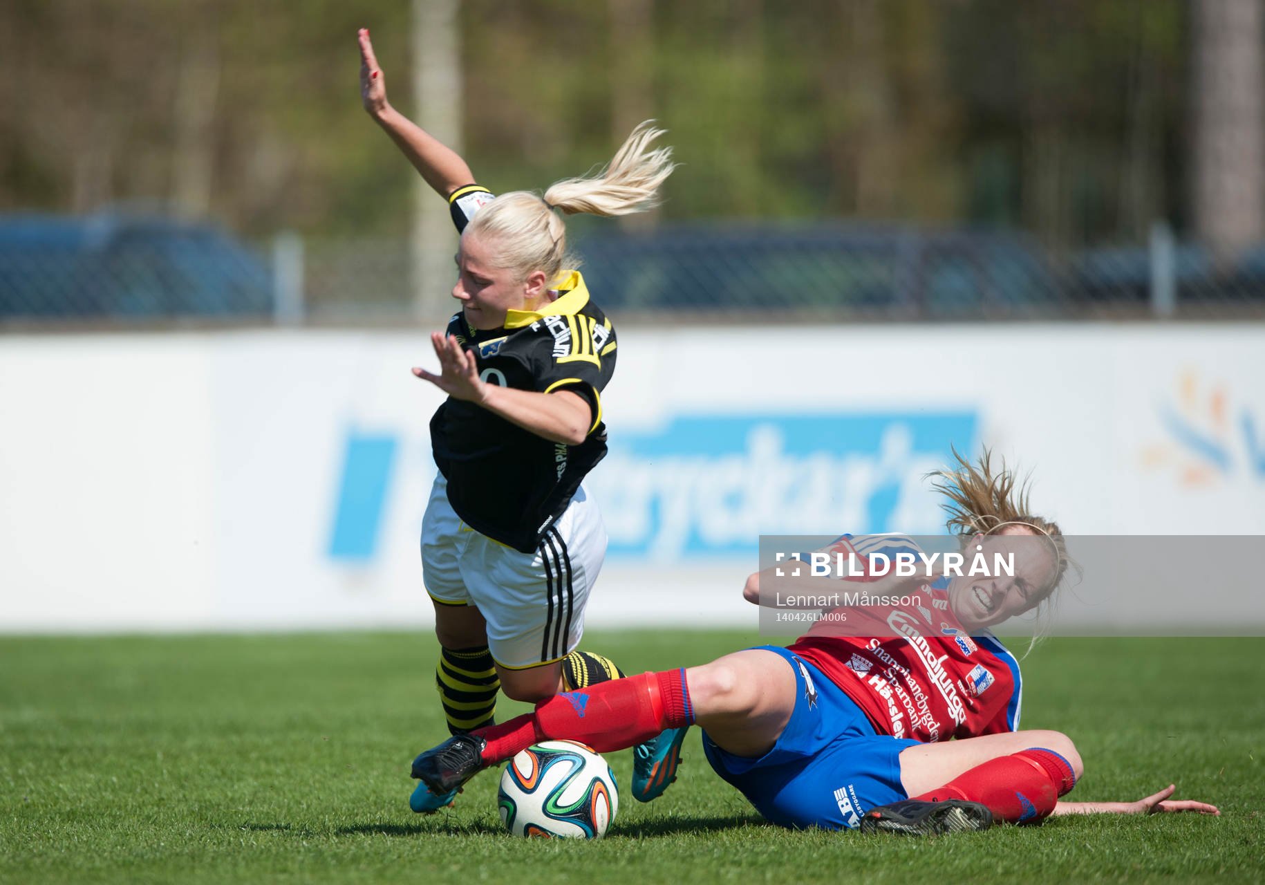 s Sarah Storck i matchen i damallsvenskan mellan Vittsjö