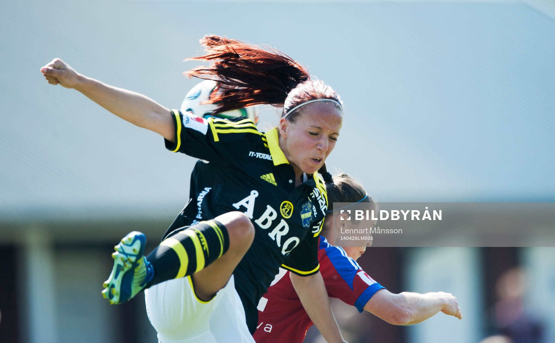 s Malin Levenstad i matchen i damallsvenskan mellan