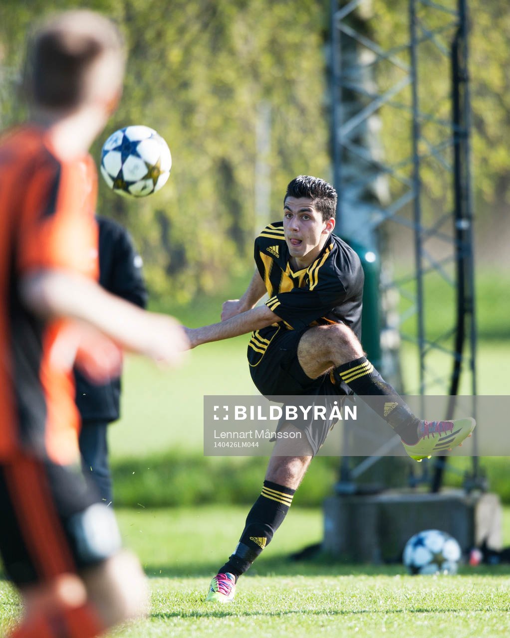 IFK Hässleholms Abdulmjed Alhamwi i matchen i