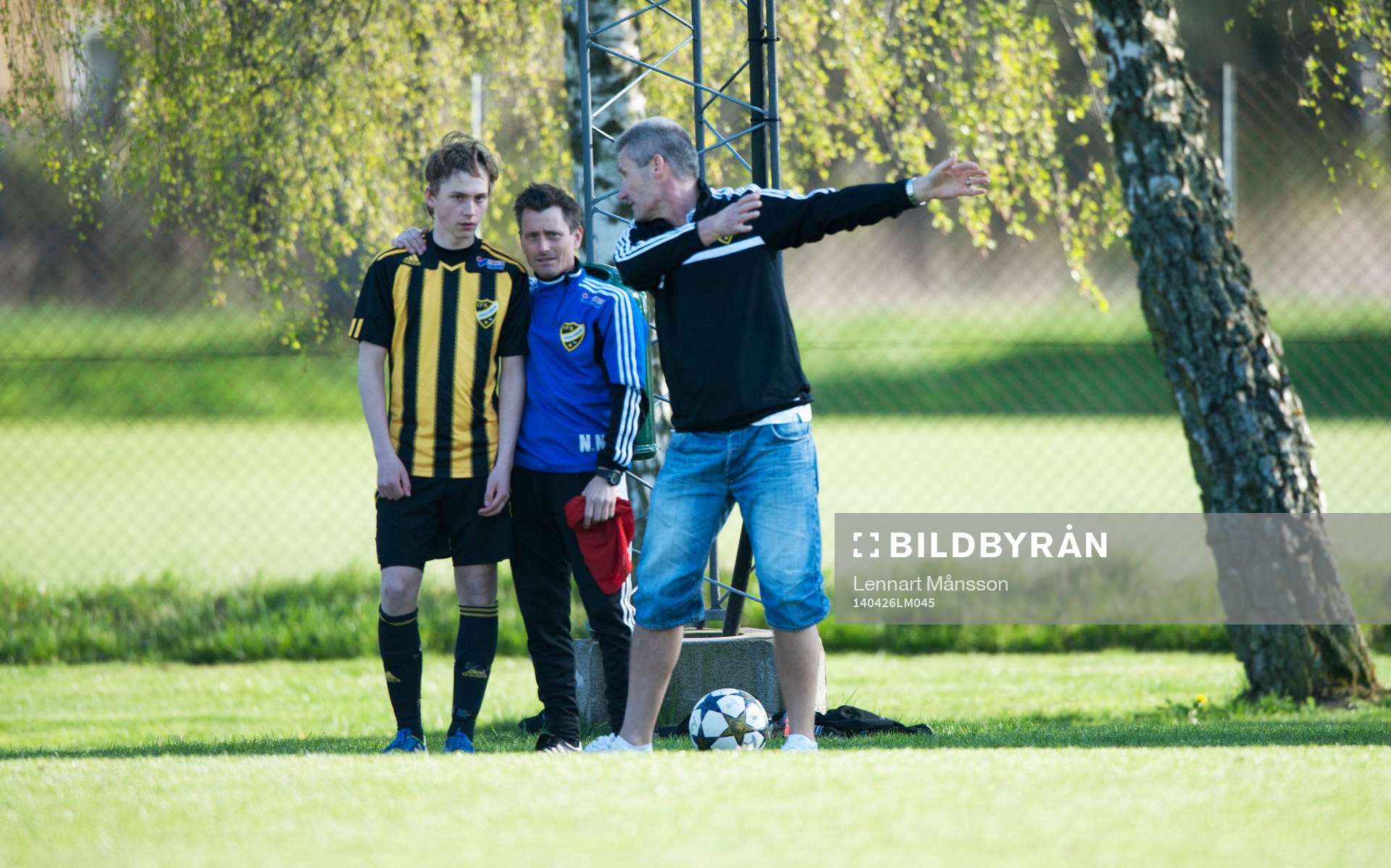 IFK Hässleholms tränare Hans Dahlberg och Jörgen Nordén