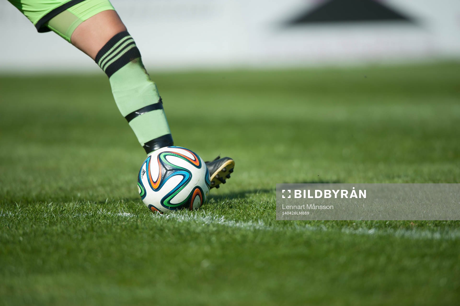 Inspark  i matchen i damallsvenskan mellan Vittsjö och AIK