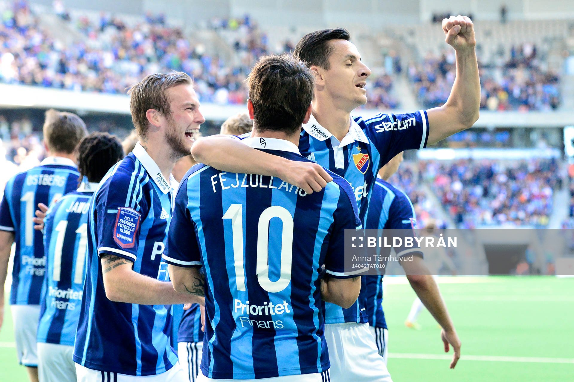 Djurgårdens Haris Radetinac firas