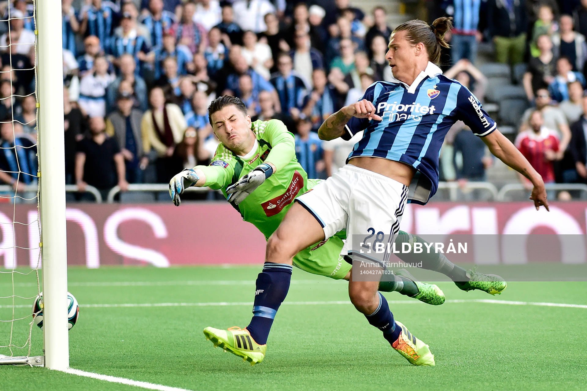 Djurgårdens Aleksandar Prijovic gör 3-2