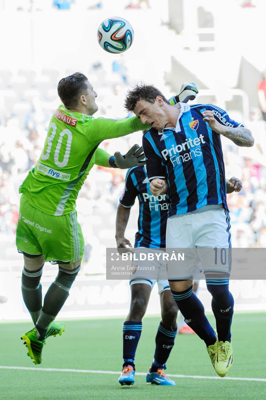 Djurgårdens Erton Fejzullahu gör 1-0