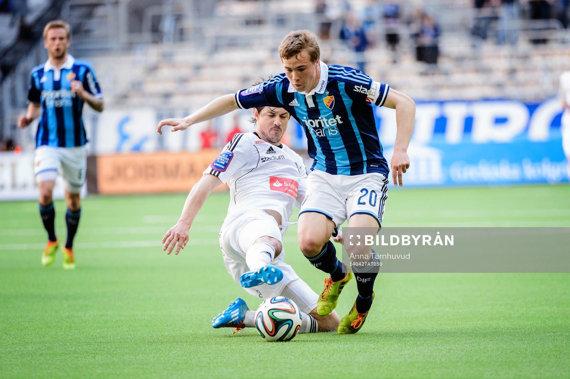 Brommapojkarnas Gabriel Petrovic och Djurgårdens Simon