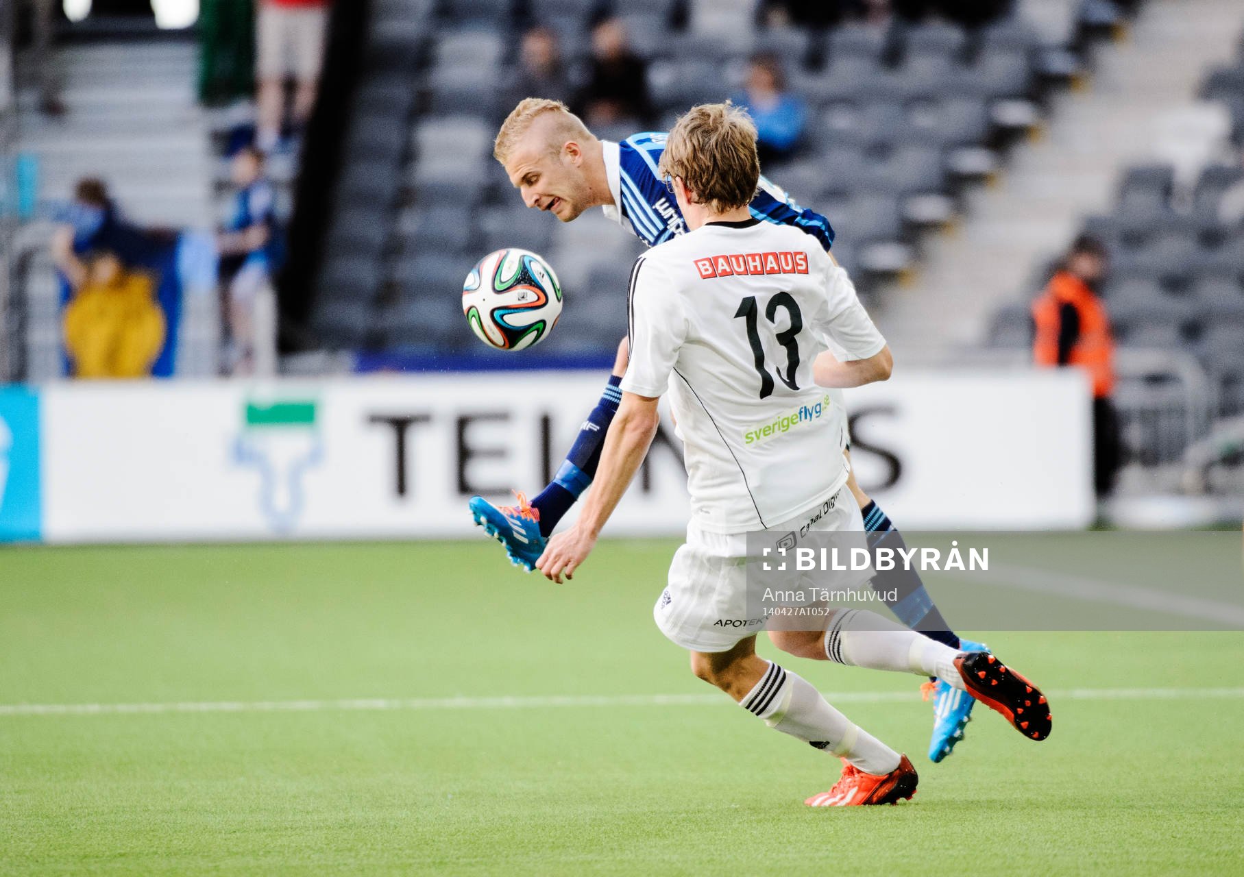 Djurgårdens Emil Bergström och Brommapojkarnas Tim