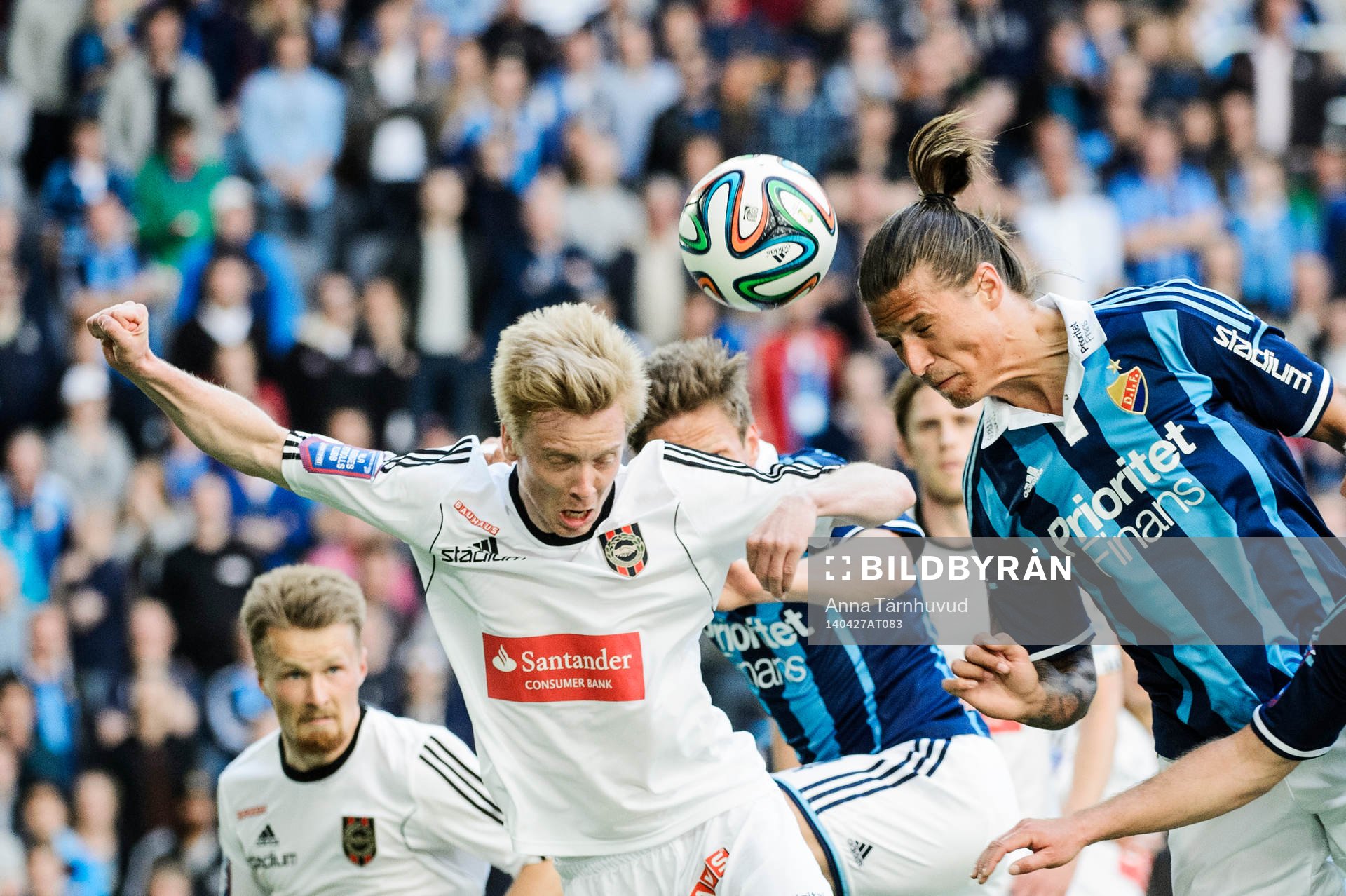Brommapojkarnas Gustav Sandberg Magnusson och Djurgårdens