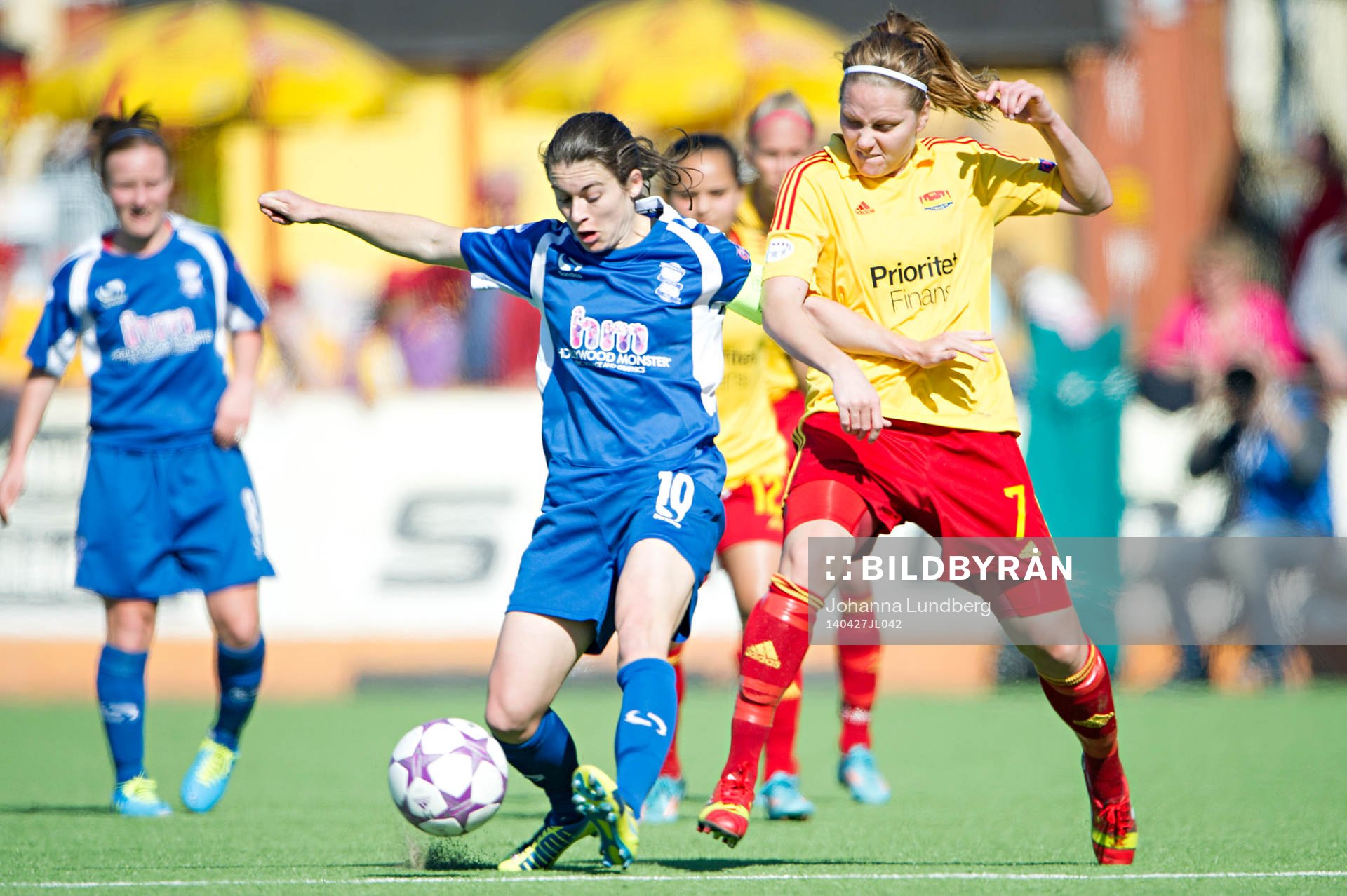 Birminghams Karen Carney mot Tyresös Lisa Dahlkvist