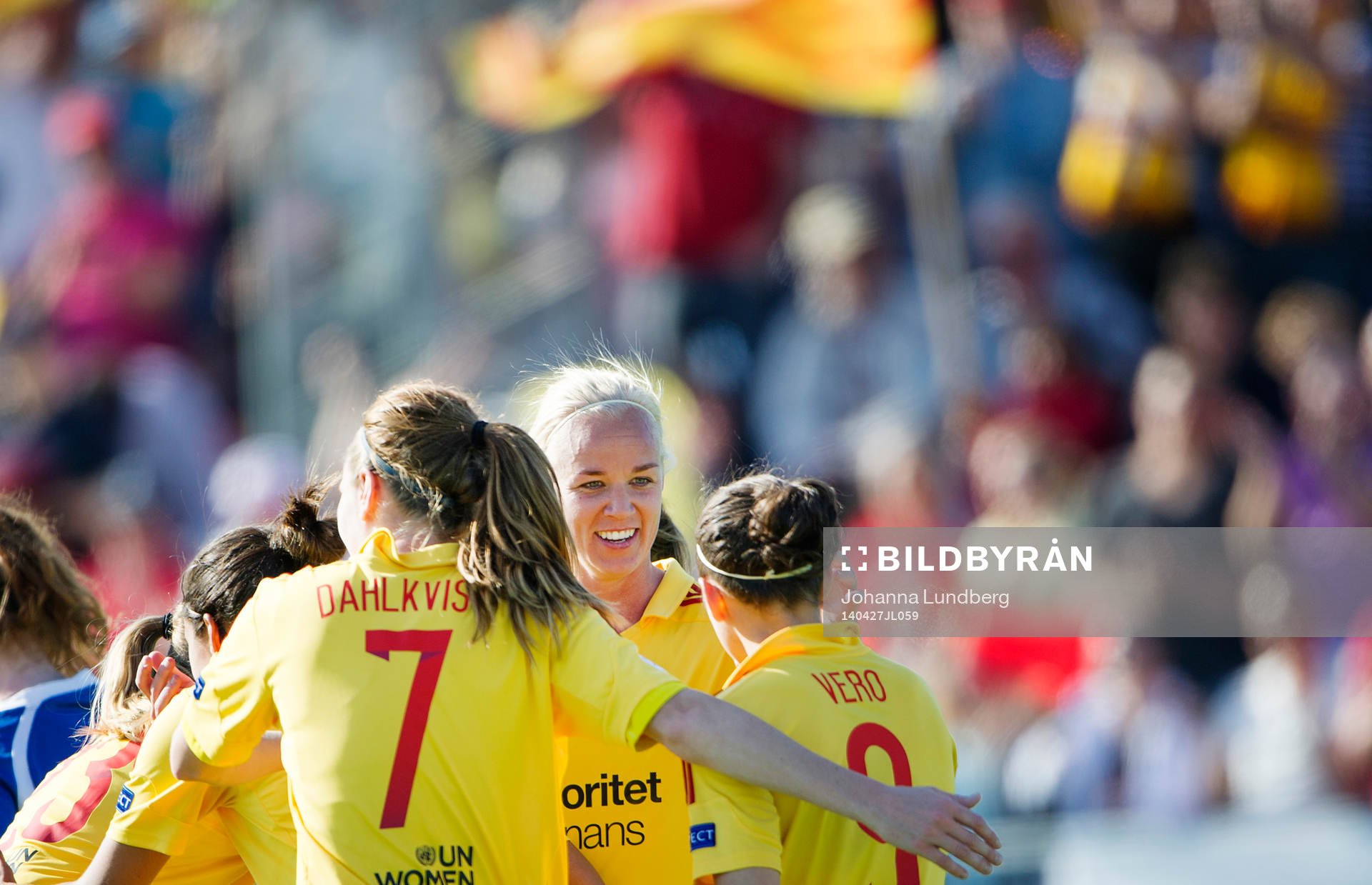 Tyresös Caroline Seger jublar