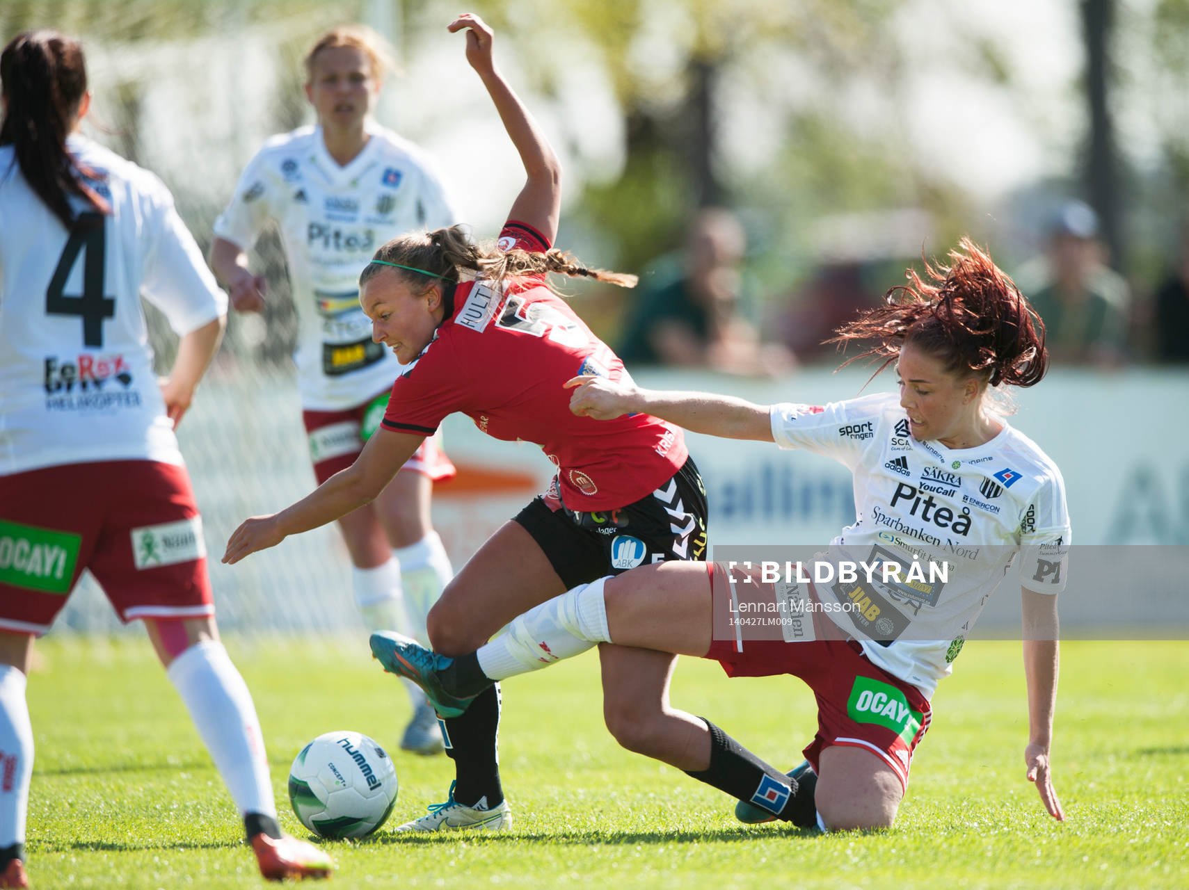 Kristianstads Olivia Welin i matchen i damallsvenskan