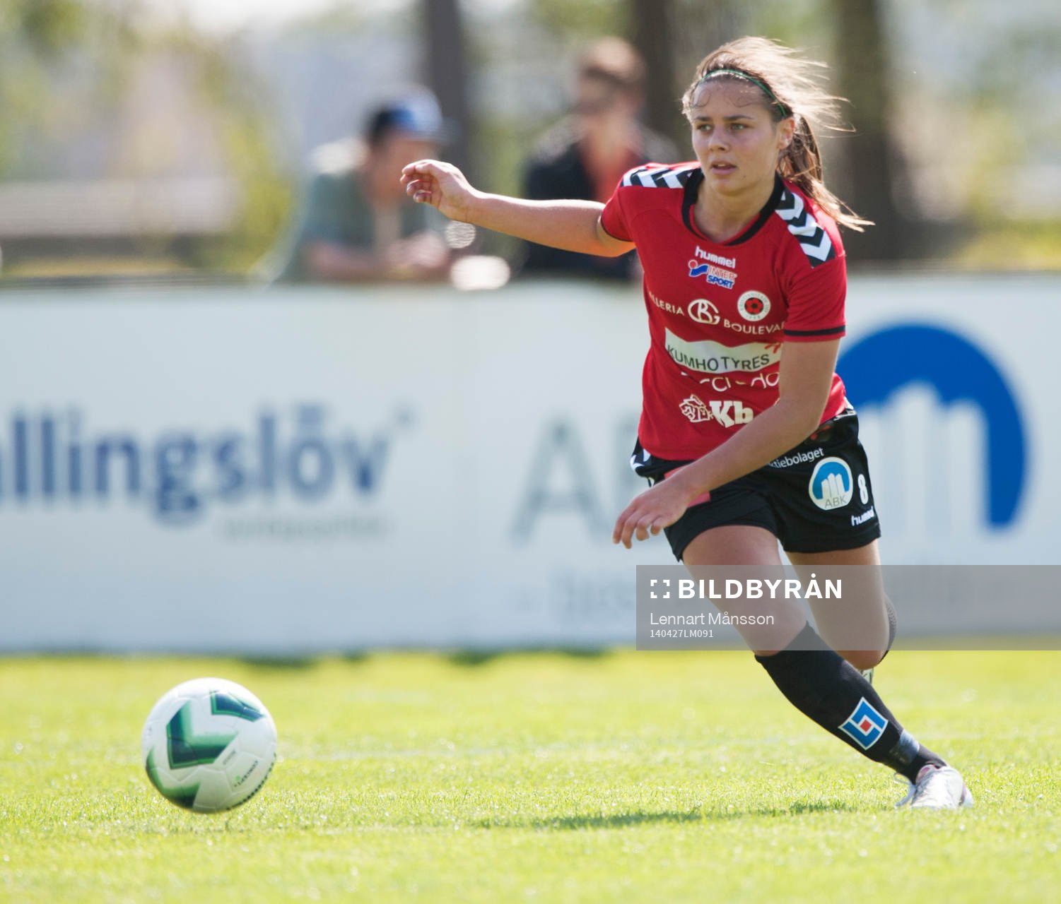 Kristianstads Alice Nilsson i matchen i damallsvenskan