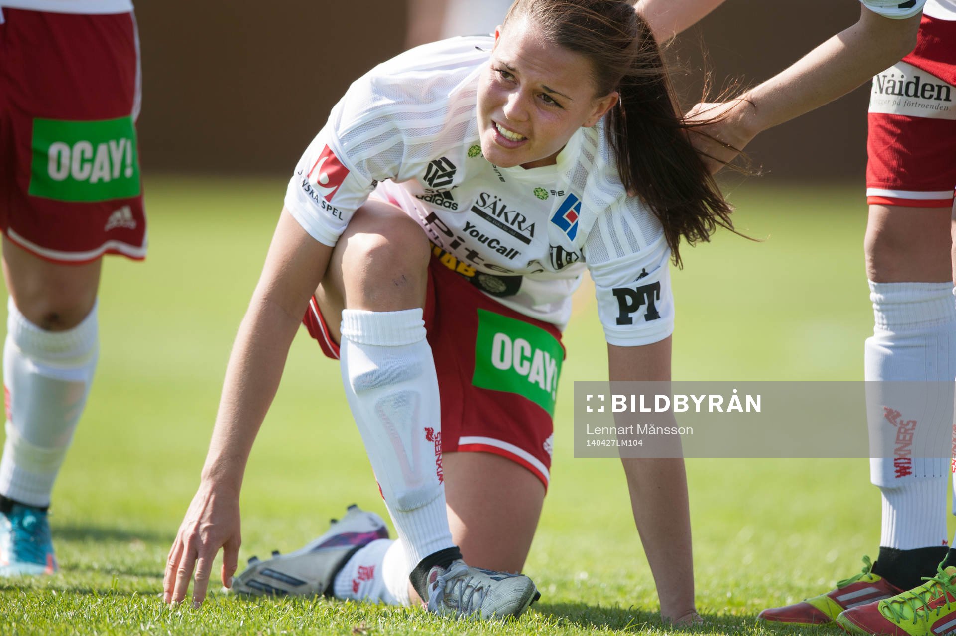 Piteås Emilia Appelqvist skadades i matchen i