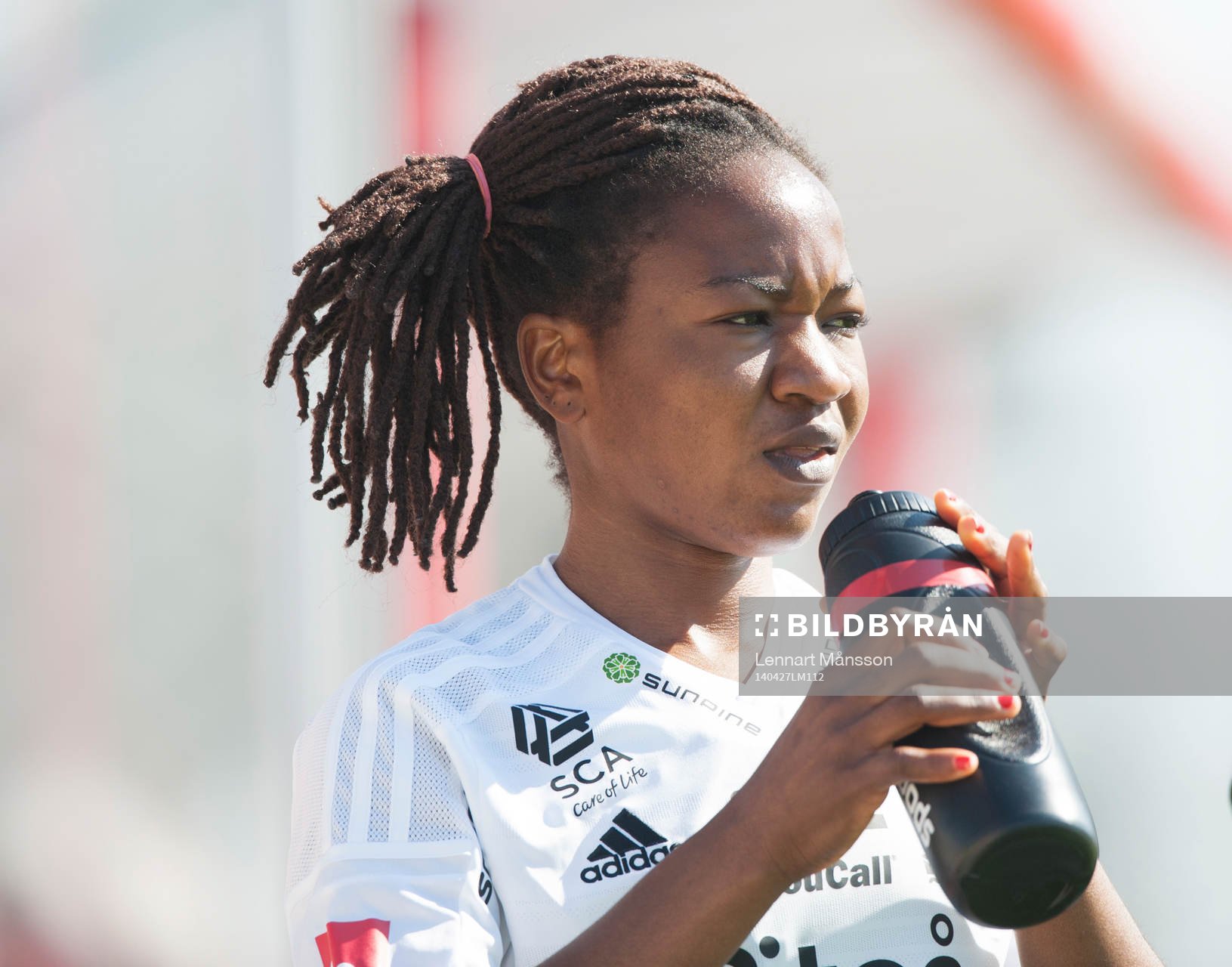 Piteås Francisca Ordega  i matchen i damallsvenskan mellan