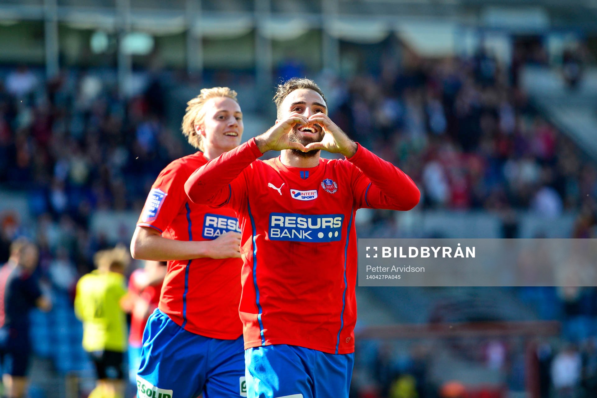 Helsingborgs Abdul Khalili jublar