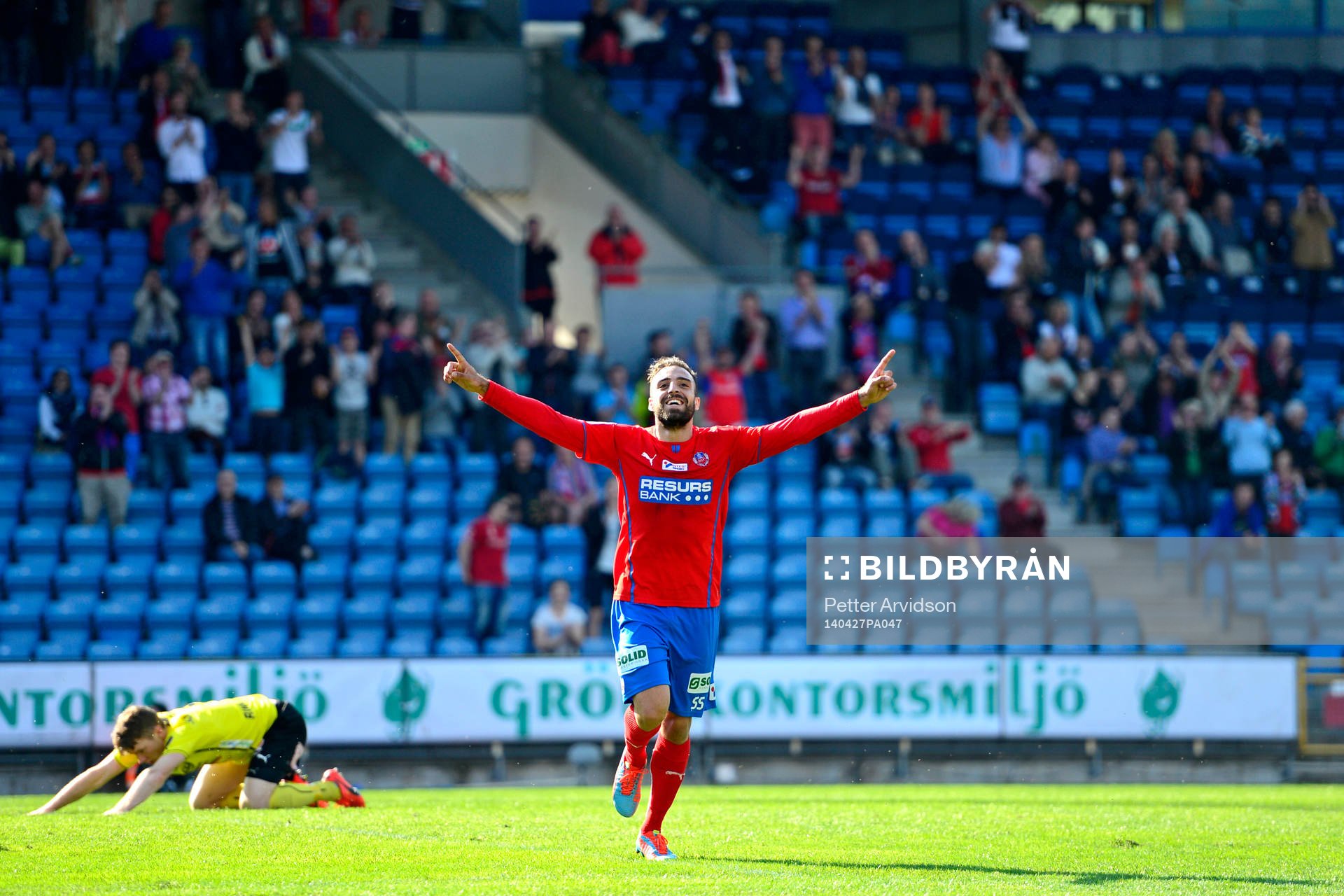 Helsingborgs Abdul Khalili jublar