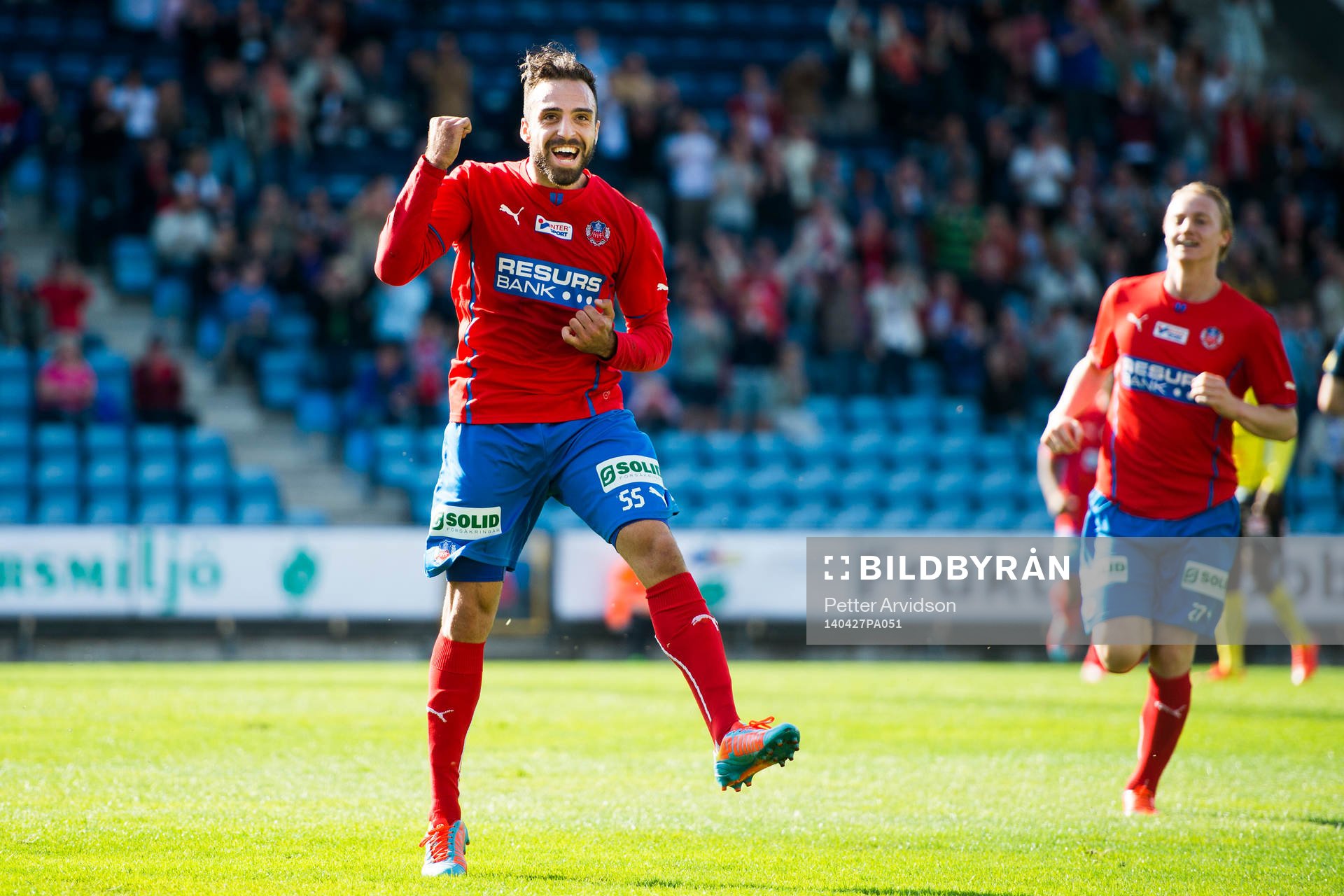 Helsingborgs Abdul Khalili jublar