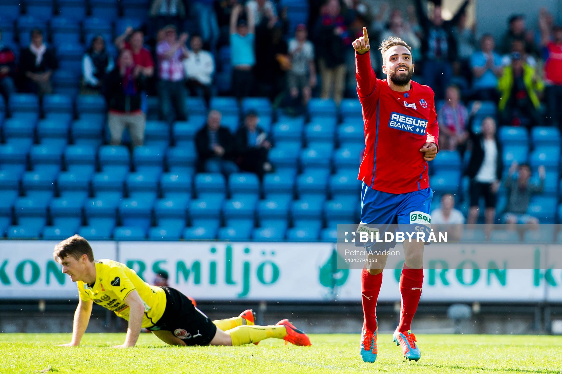 Helsingborgs Abdul Khalili jublar