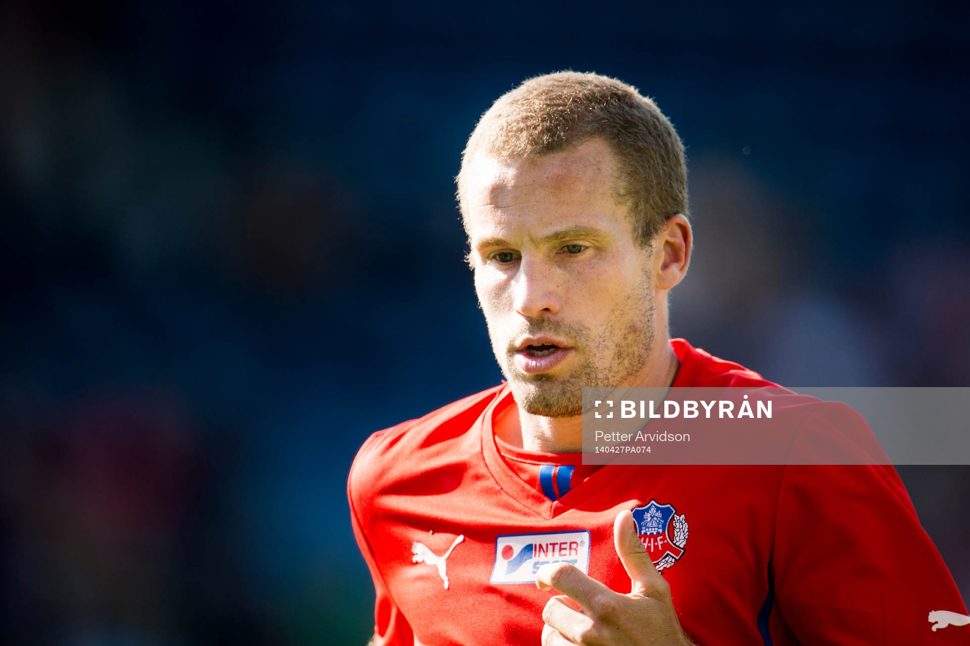 Helsingborgs Christoffer Andersson gjorde sin 325e