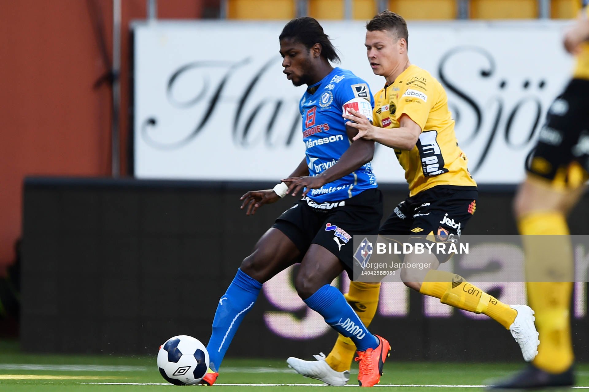 Halmstads Joseph Baffo och Elfsborgs Marcus Rohdén