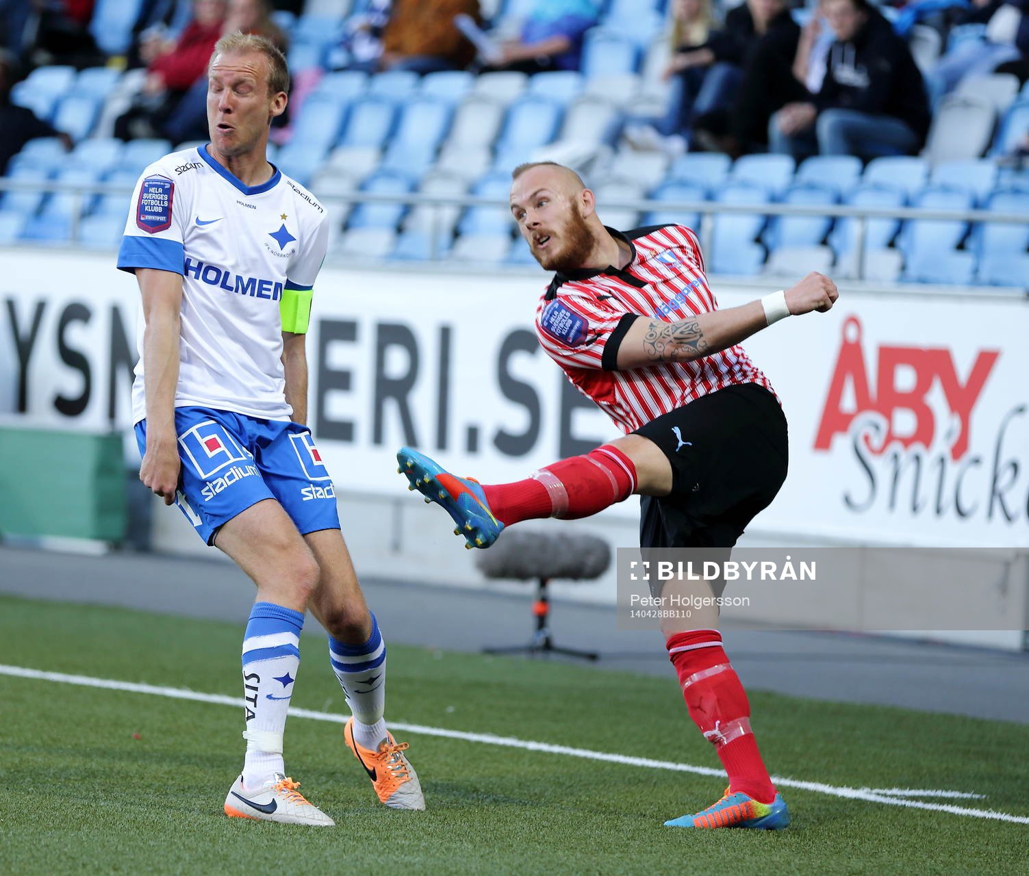 Norrköpings Andreas Johansson och Malmös Magnus Eriksson