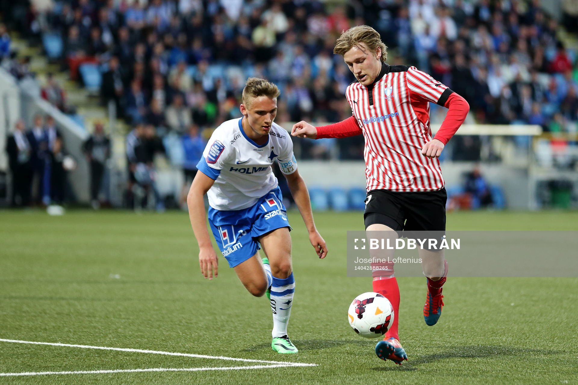 Malmös Emil Forsberg och Norrköpings Linus Wahlqvist