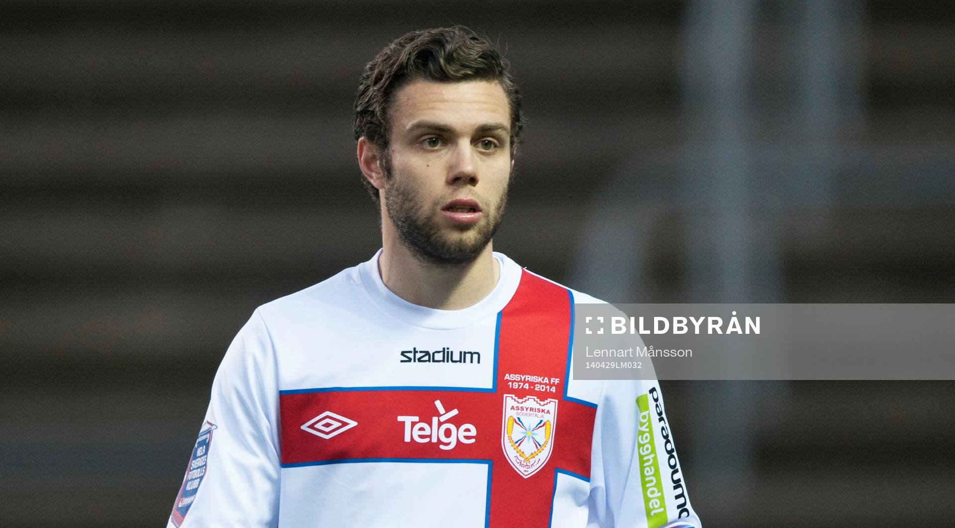 Assyriskas Hezha Agai i matchen i Superettan i fotboll