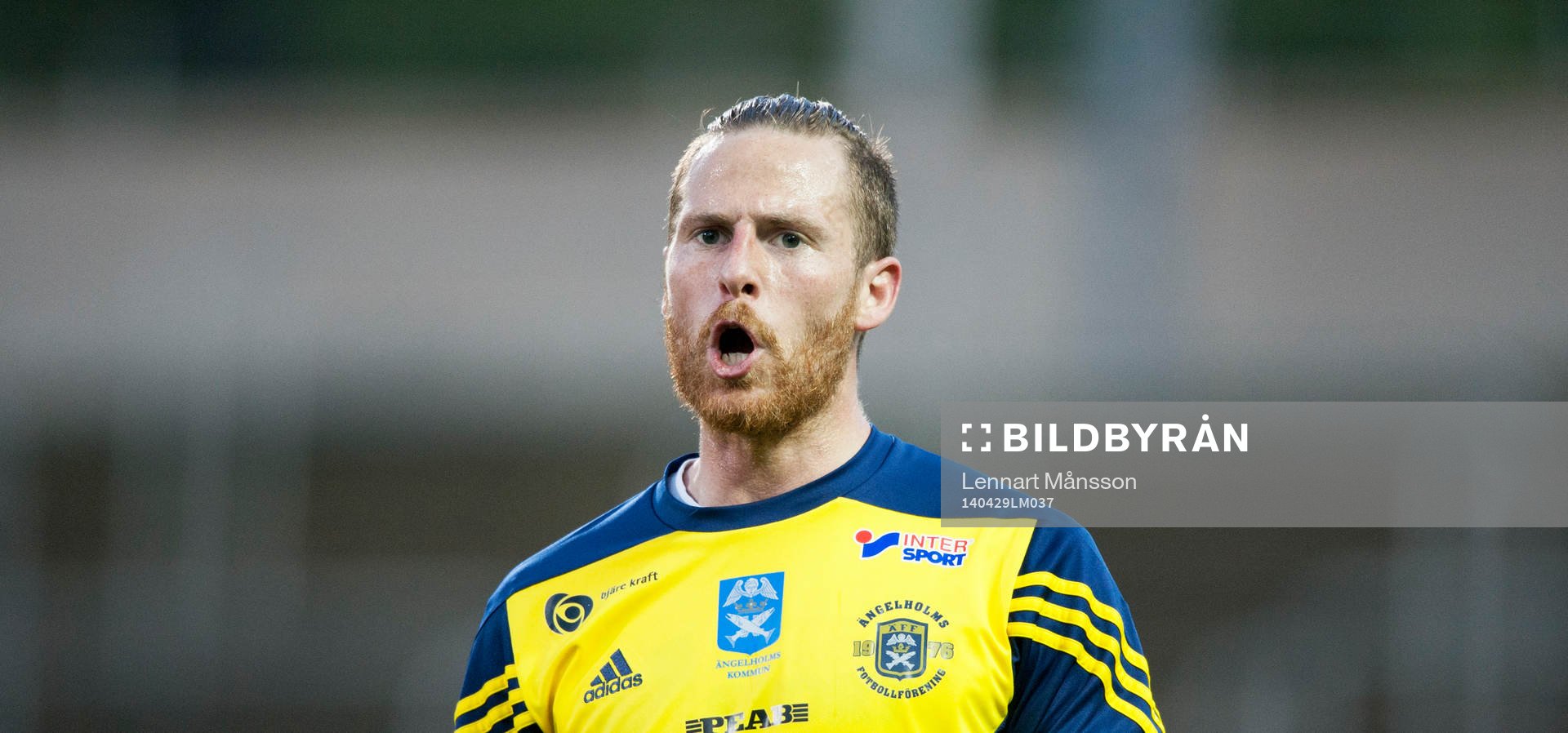 Ängelholms Björn Westerblad i matchen i Superettan i