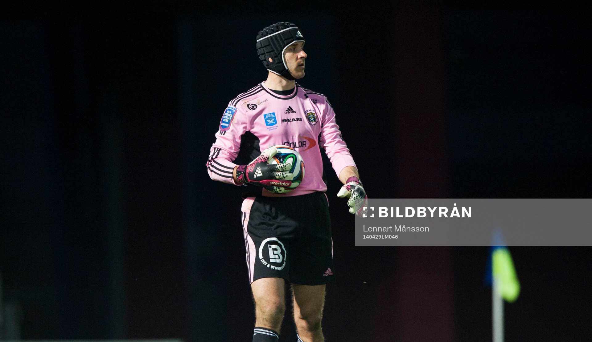 Ängelholms målvakt Matt Pyzdrowski i matchen i Superettan