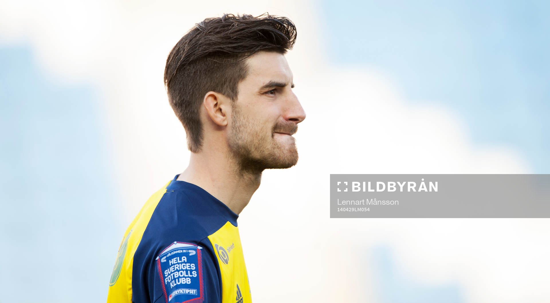 Ängelholms Muamet Asanovski i matchen i Superettan i