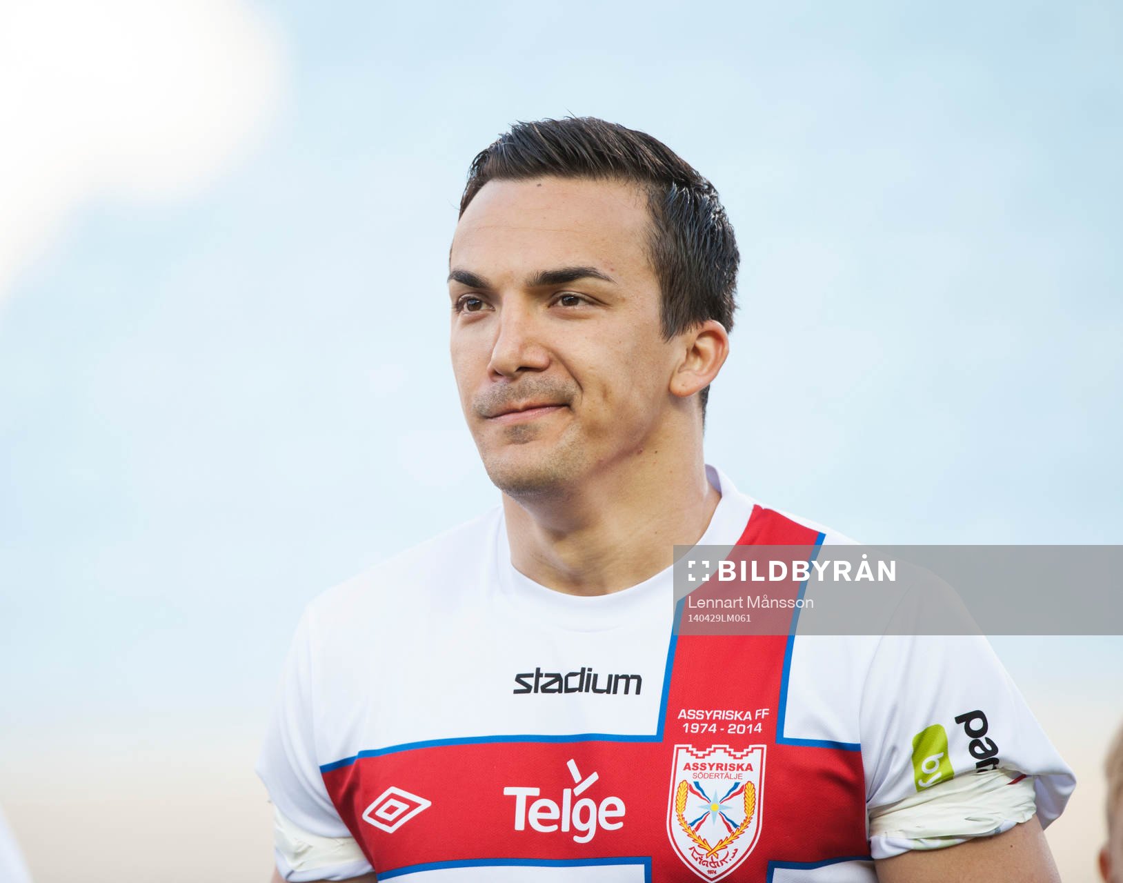 Assyriskas Admir Aganovic i matchen i Superettan i fotboll
