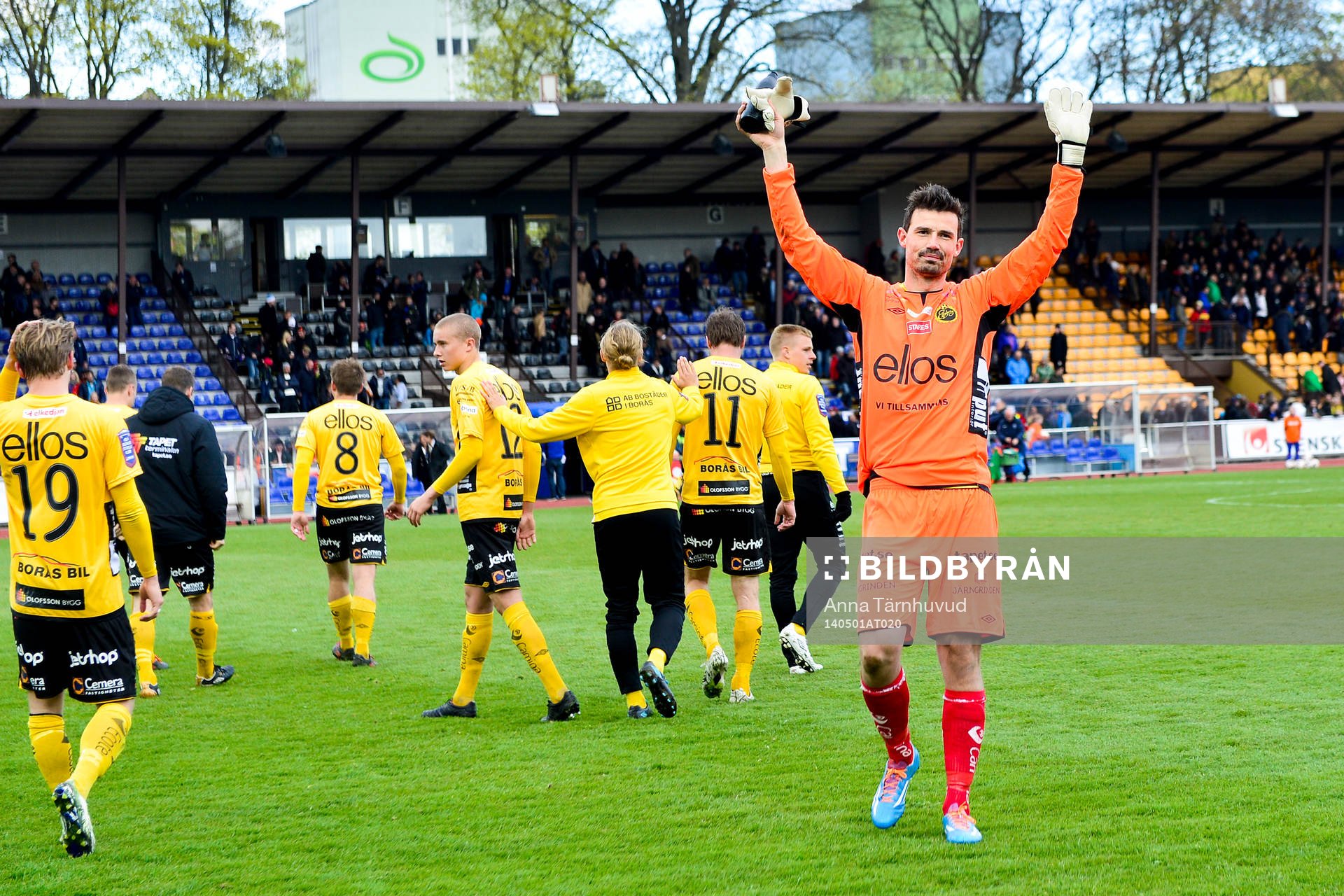 Elfsborgs spelar tackar publiken