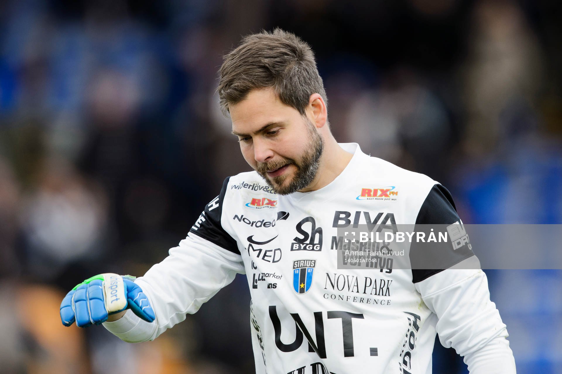 Sirius målvakt Jonas Bylund