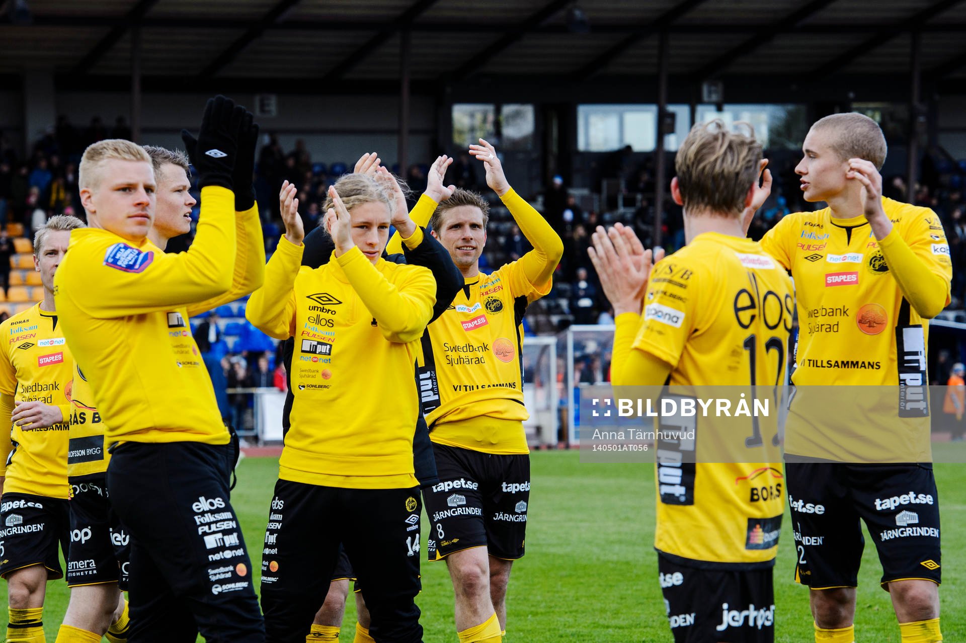 Elfsborgs spelare jublar